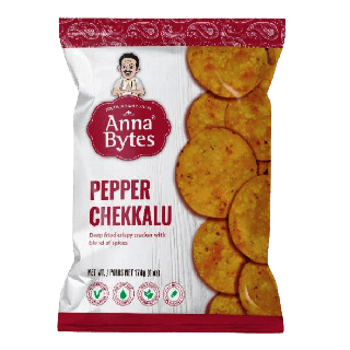 Anna Bytes Pepper Chekkalu ( Pepper Thattai) 170g