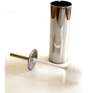 Apollo Chrome Toilet Brush Set