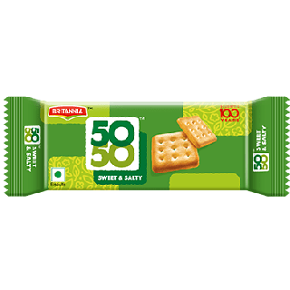 Britannia 50 50 Sweet & Salty Biscuits 62g