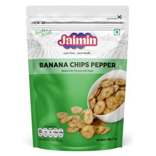Jaimin Banana Chips Pepper 200g