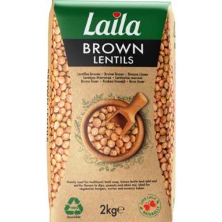 Laila Brown Lentils 2kg