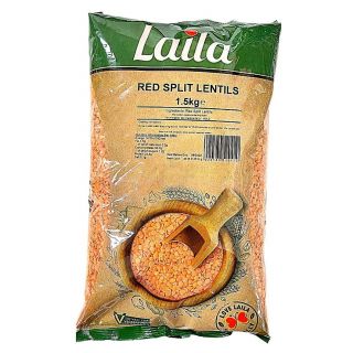 Laila Red Split Lentils 1.5kg
