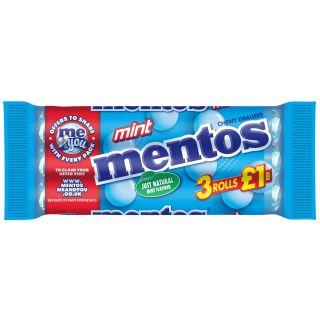 Mentos Mint 3 rolls 3*38g