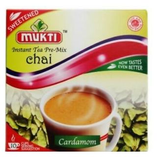 Mukti Instant Cardamom Tea Sweetened 10s 220g