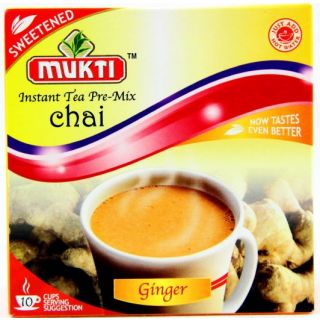 Mukti Instant Ginger Tea Sweetened 10s 220g