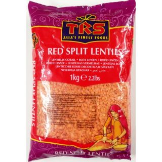 TRS Red Split Lentils (Masoor Dal) 1Kg